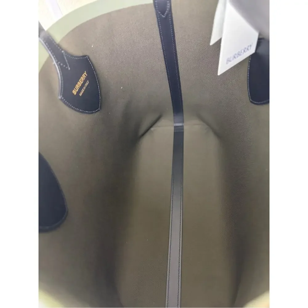 Burberry Reversible Check Canvas Tote Bag